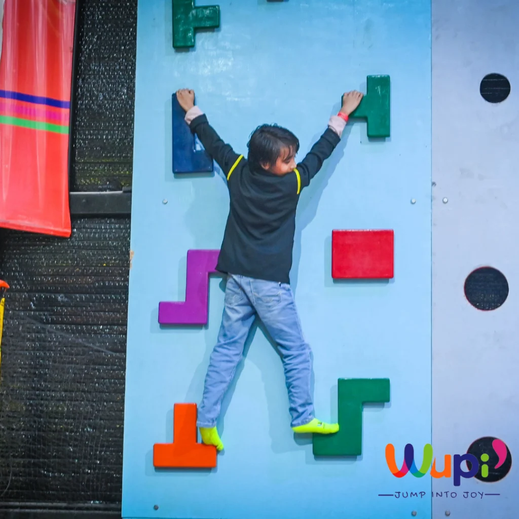 Family Gathering in Kids Birthday Celebration Gurgaon at Wupi Trampoline Park , Best Kids Play Zone
