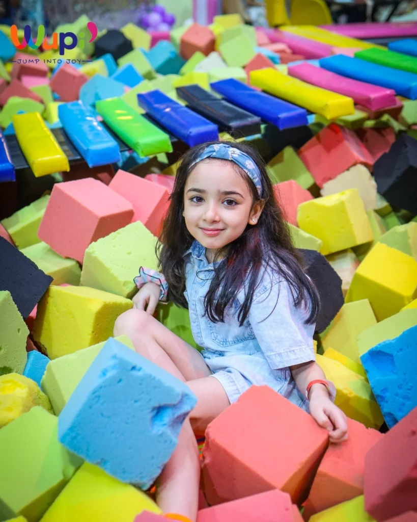 Family Gathering in Kids Birthday Celebration Gurgaon at Wupi Trampoline Park , Best Kids Play Zone