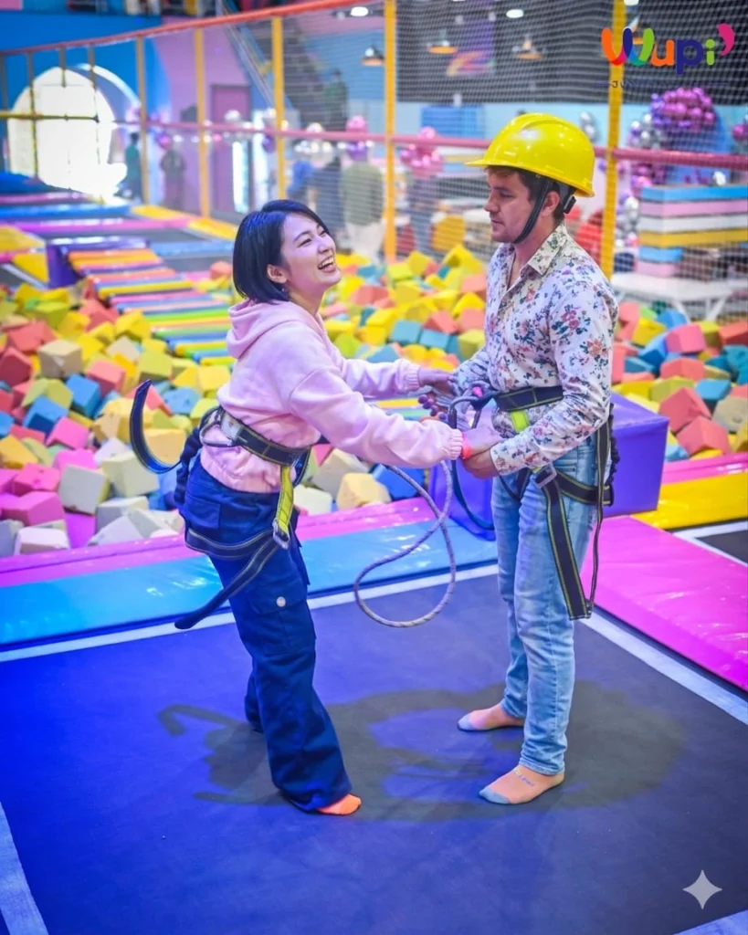 Team adventure course at Wupi
